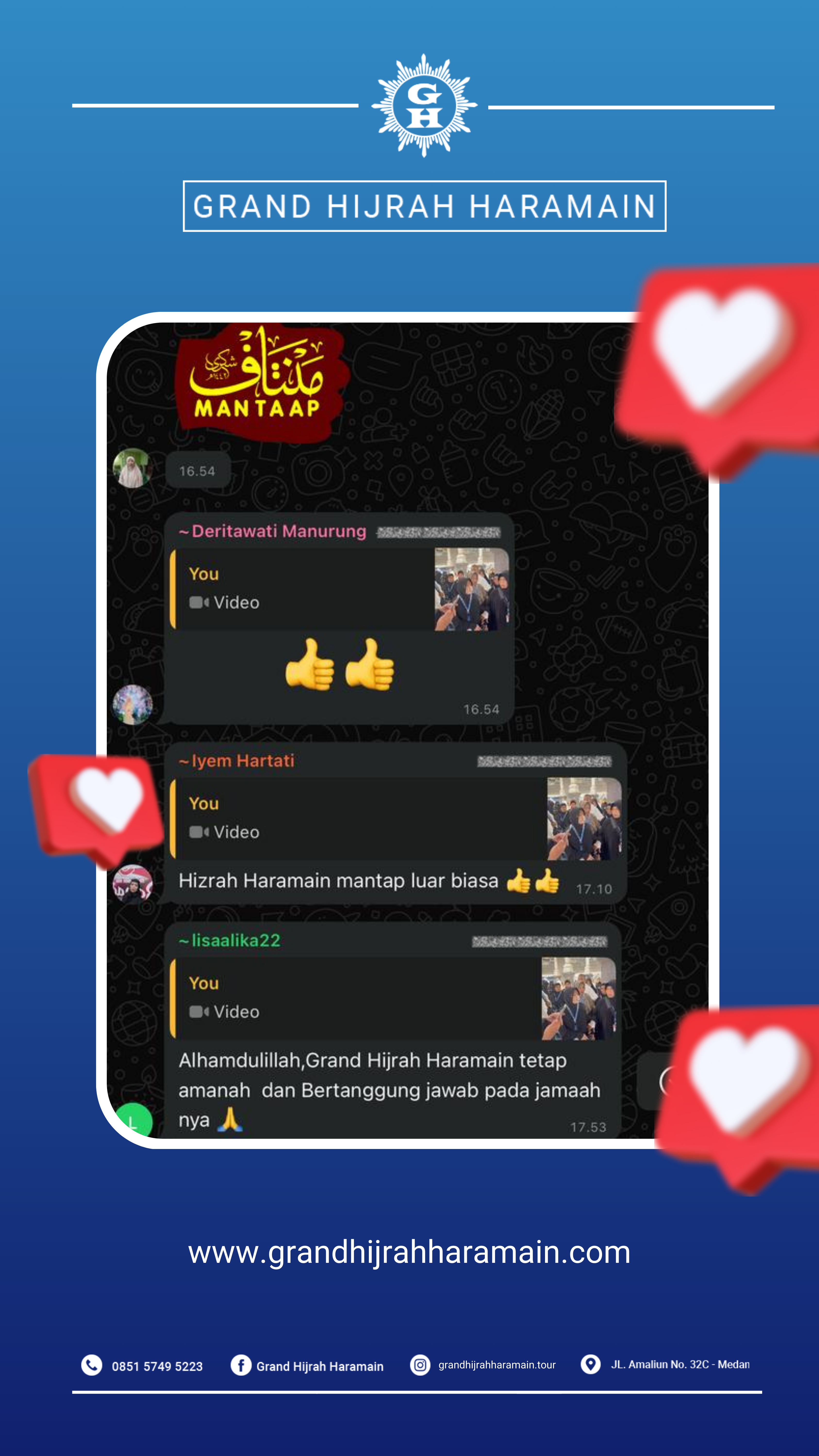 TESTIMONI KEBERANGKATAN