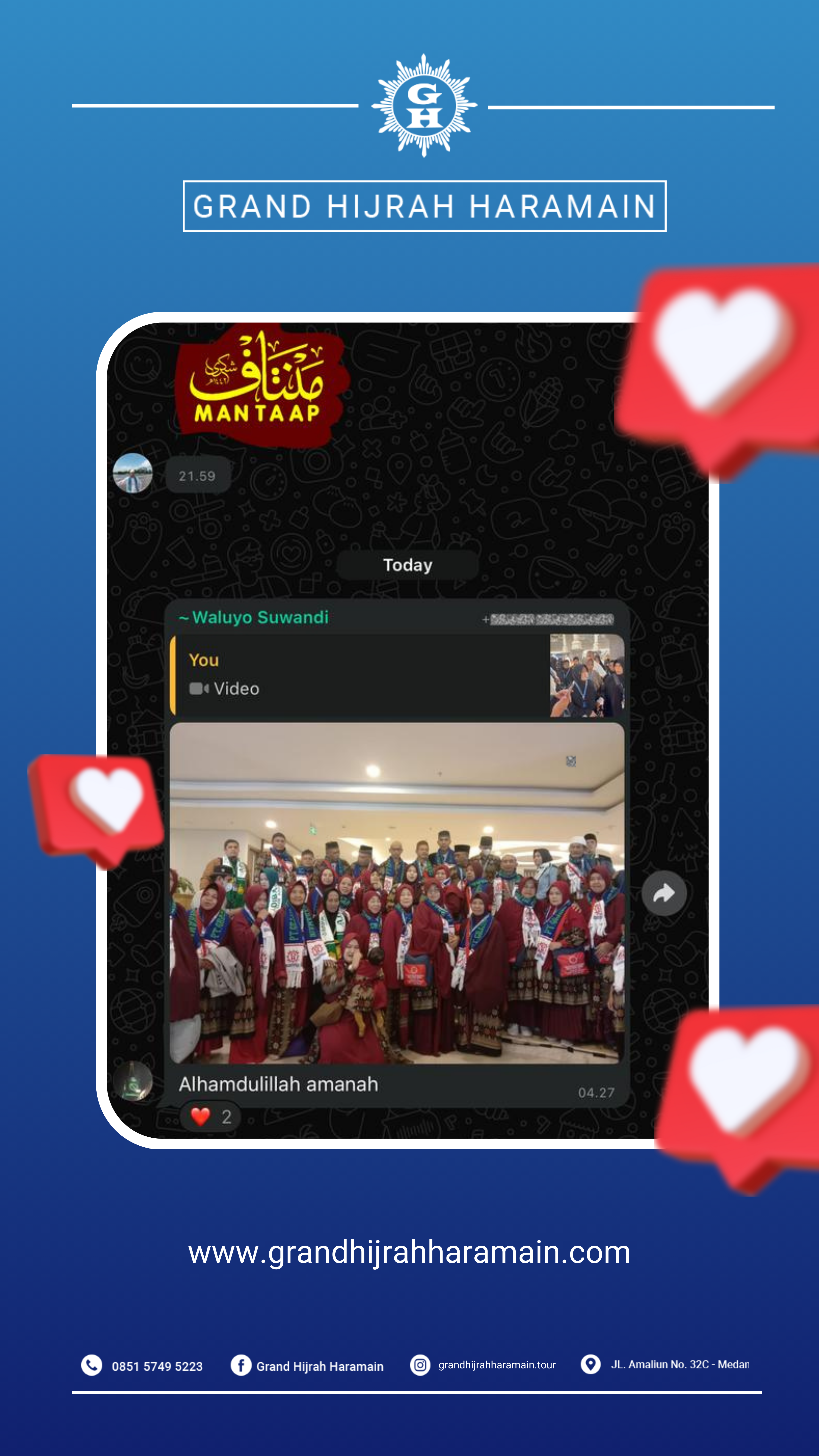 TESTIMONI KEBERANGKATAN
